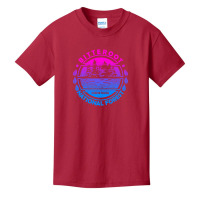 Bitterroot National Forest, Montana State, Nature Landscape-8rvqh Basic Youth T-shirt | Artistshot