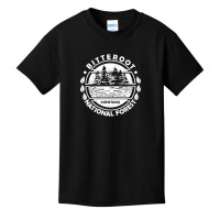 Bitterroot National Forest, Montana State, Nature Landscape-rjrn6 Basic Youth T-shirt | Artistshot