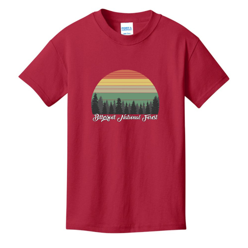 Bitterroot National Forest-jepqz Basic Youth T-shirt by kayakbetween30 | Artistshot