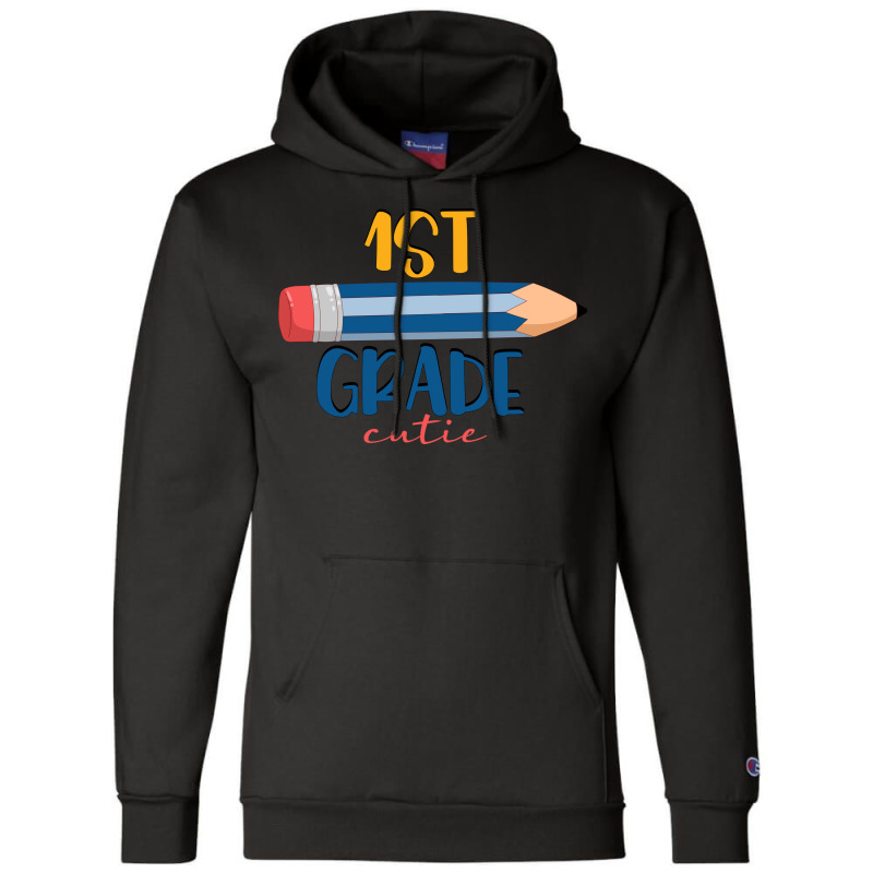 Back To School, Teacher, School 1st Grade Cutie Champion Hoodie | Artistshot