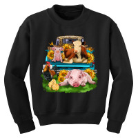 Farm Truck Animals Youth Sweatshirt | Artistshot