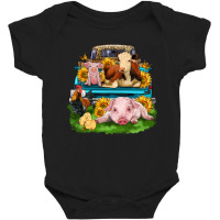 Farm Truck Animals Baby Bodysuit | Artistshot