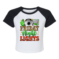 Friday Night Lights Soccer Raglan Crop Top | Artistshot