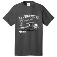 Back To The Future 1.21 Gigawatts Delorean Car Basic T-shirt | Artistshot