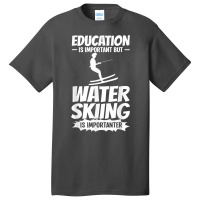 Water Skiing Boat Beginner Board Skier Waterski Trainer T Shirt Basic T-shirt | Artistshot