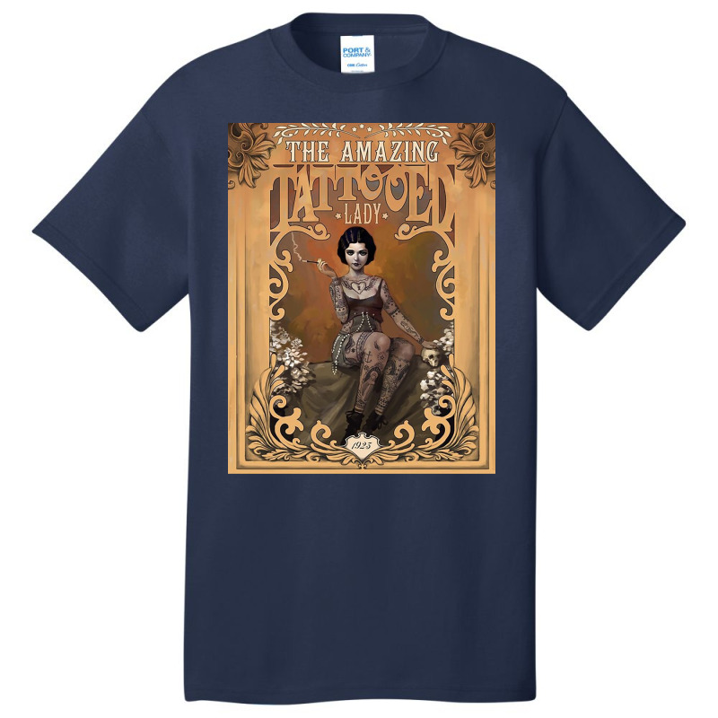 Vintage Circus Basic T-shirt by nancyhackney | Artistshot