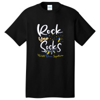 World Down Syndrome Day T Shirt Rock Your Socks Awareness Basic T-shirt | Artistshot