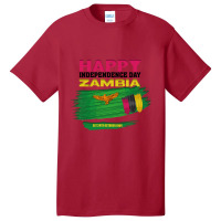 Happy Independence Day Zambia Basic T-shirt | Artistshot