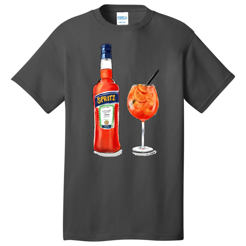 Spritz Cheers Basic T-shirt by gladysrossi | Artistshot