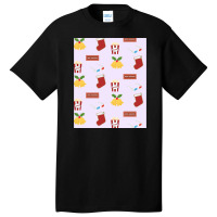 I Just Wanna Watch Christmas Movies Pattern Lazy Graphic Basic T-shirt | Artistshot