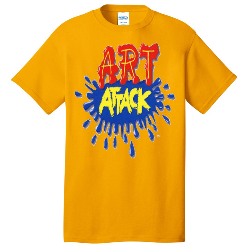 Art Attack! Basic T-shirt by sanelylinzarr | Artistshot