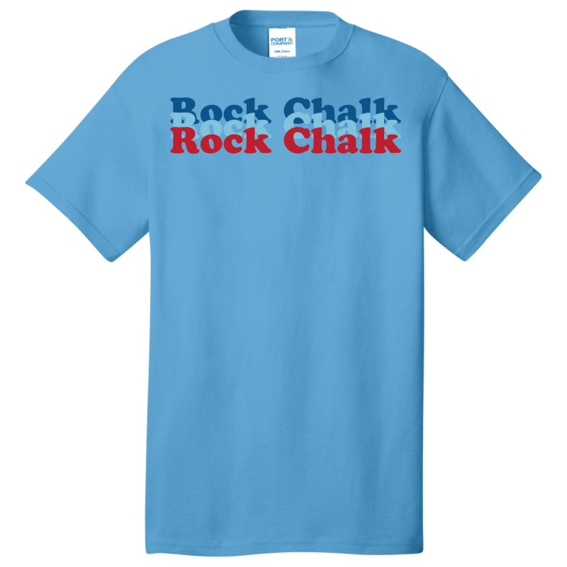 Rock Chalk Basic T-shirt by jhoverprogga0 | Artistshot