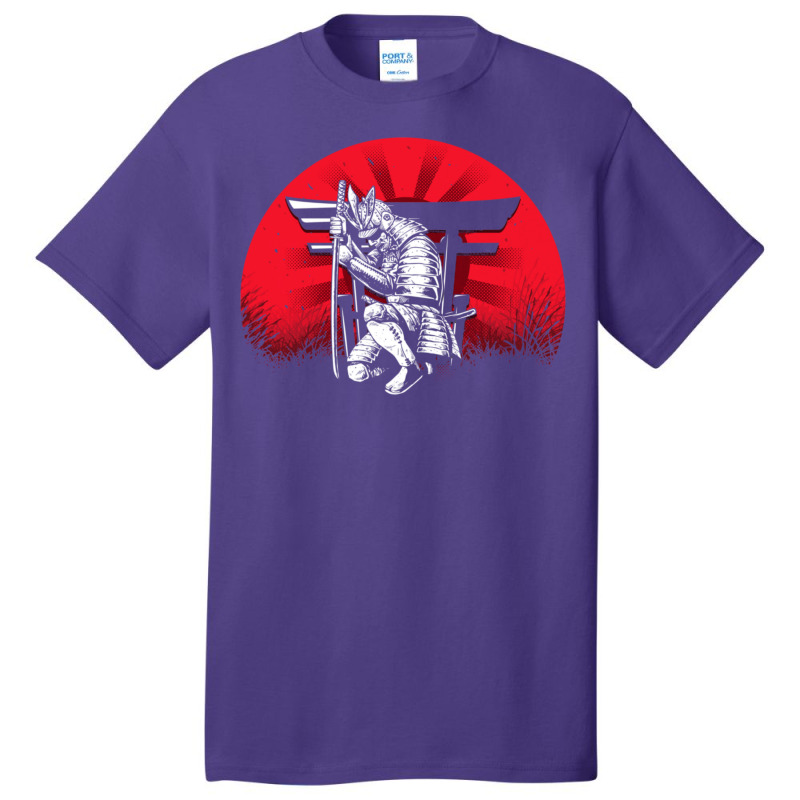 Samurai Warrior 4 Basic T-shirt by apolitery | Artistshot