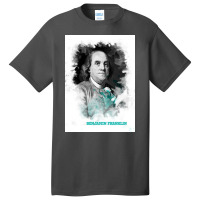 Benjamin Franklin Painting Art Basic T-shirt | Artistshot