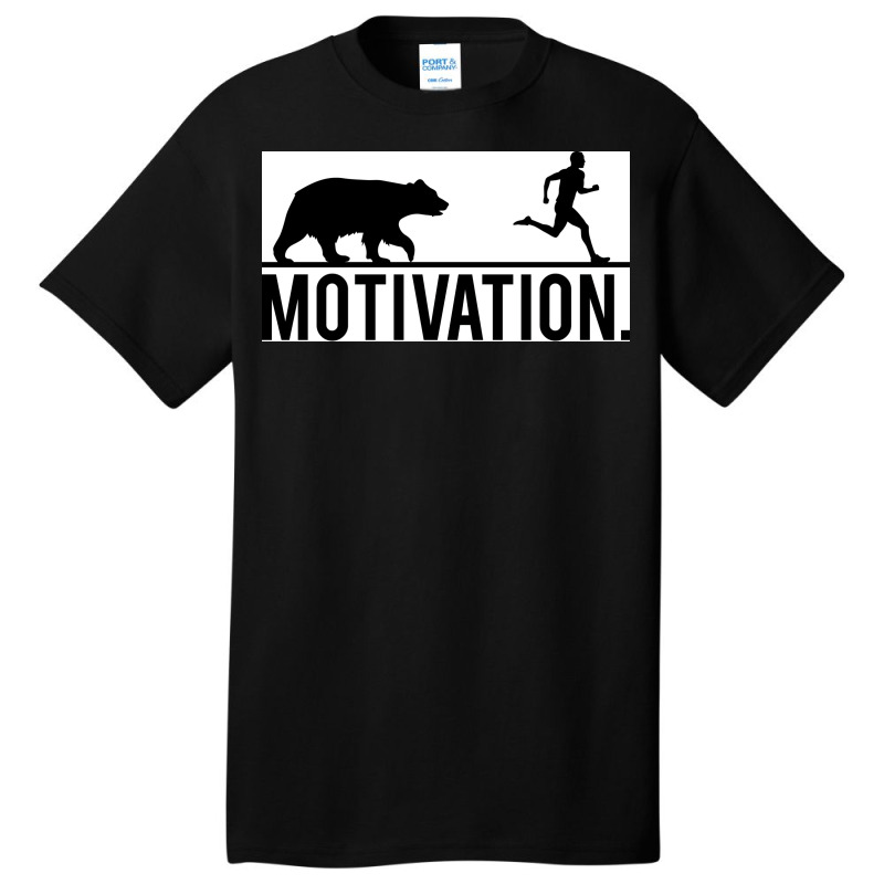 Bear Exercise Motivation Poster Copy Basic T-shirt | Artistshot