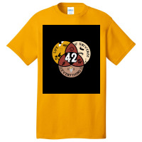 42 Life Universe And Everything Hitchhiker&x27;s Guide Poster Copy Basic T-shirt | Artistshot