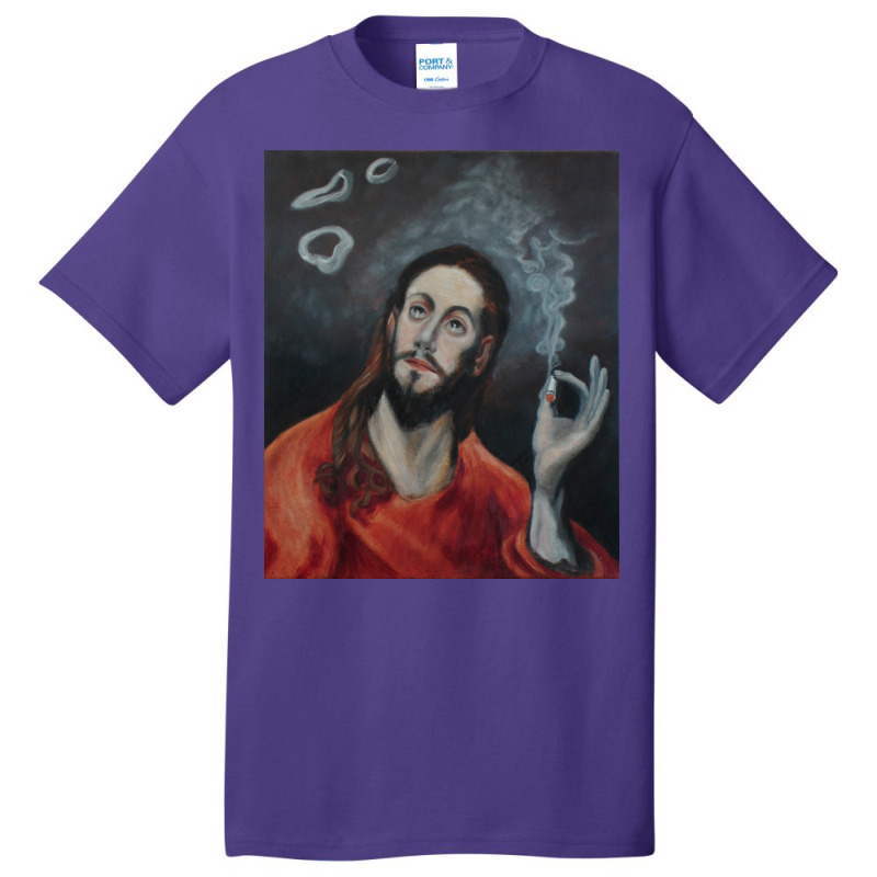 Holy Smoke Poster Copy Basic T-shirt | Artistshot