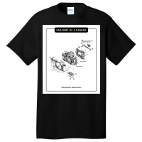 Camera Anatomy Poster Basic T-shirt | Artistshot