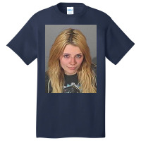 Mischa Barton Mugshot (2007) Poster Copy Copy Copy Basic T-shirt | Artistshot