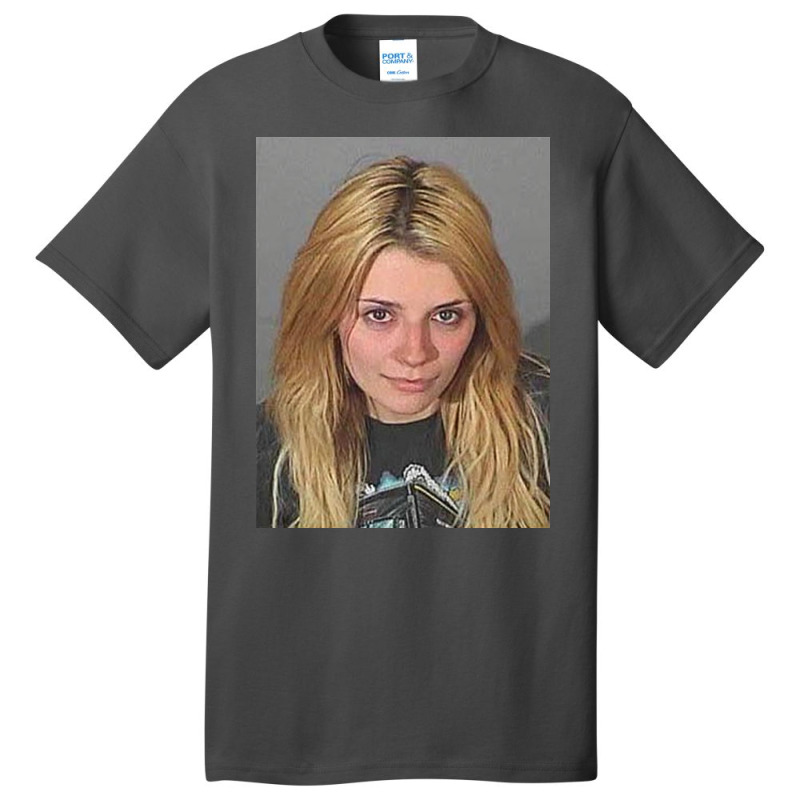 Mischa Barton Mugshot (2007) Poster Copy Copy Basic T-shirt | Artistshot