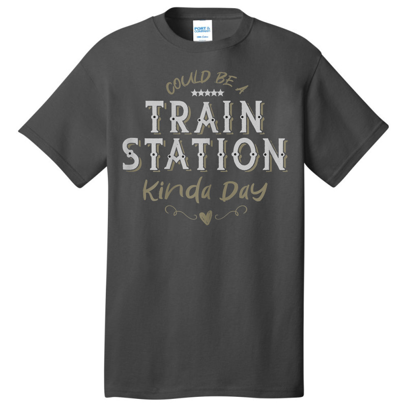 Womens Could Be A Train Station Kinda Day, Vintage Country Music T Shi Basic T-shirt by puawhla | Artistshot