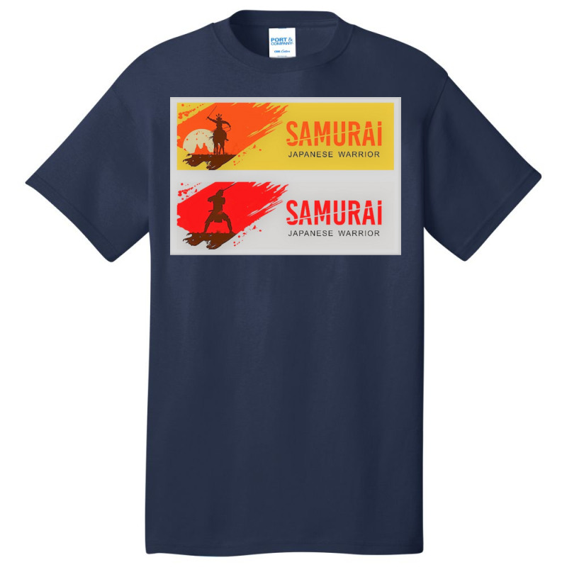 Samurai Warrior 5 Basic T-shirt by apolitery | Artistshot