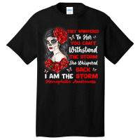 I Am The Storm Afro Hippie Hemophilia Warrior T Shirt Basic T-shirt | Artistshot