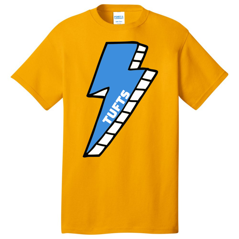 Tufts University Lightning Bolt Basic T-shirt by MIVANVORST | Artistshot