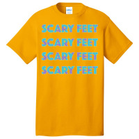 Sulley Scary Feet Monsters Inc Text Basic T-shirt | Artistshot