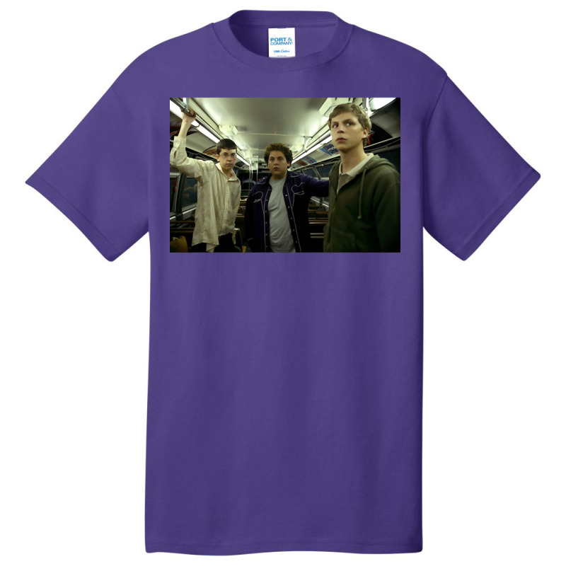 Superbad Train Scene Still Superbad Basic T-shirt | Artistshot