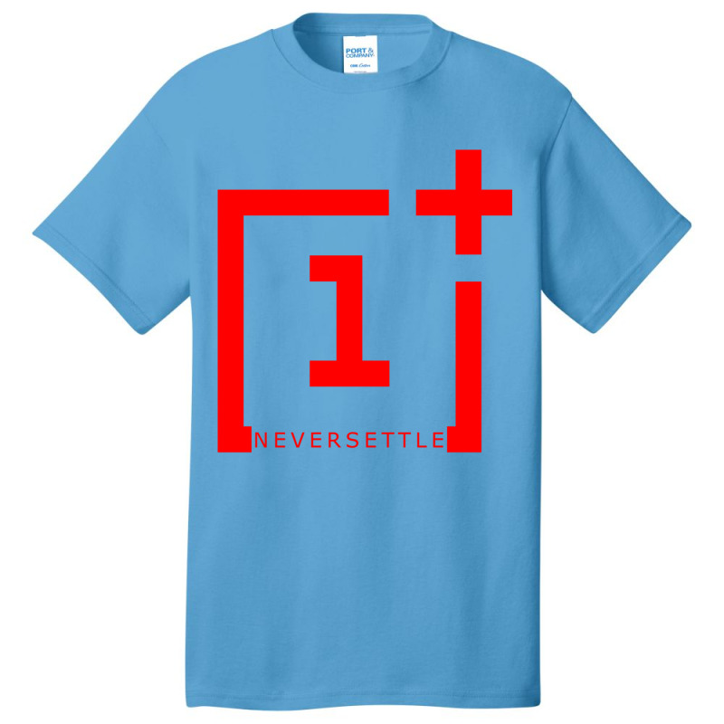 Oneplus Never Settle Basic T-shirt by STEVEHICKS | Artistshot