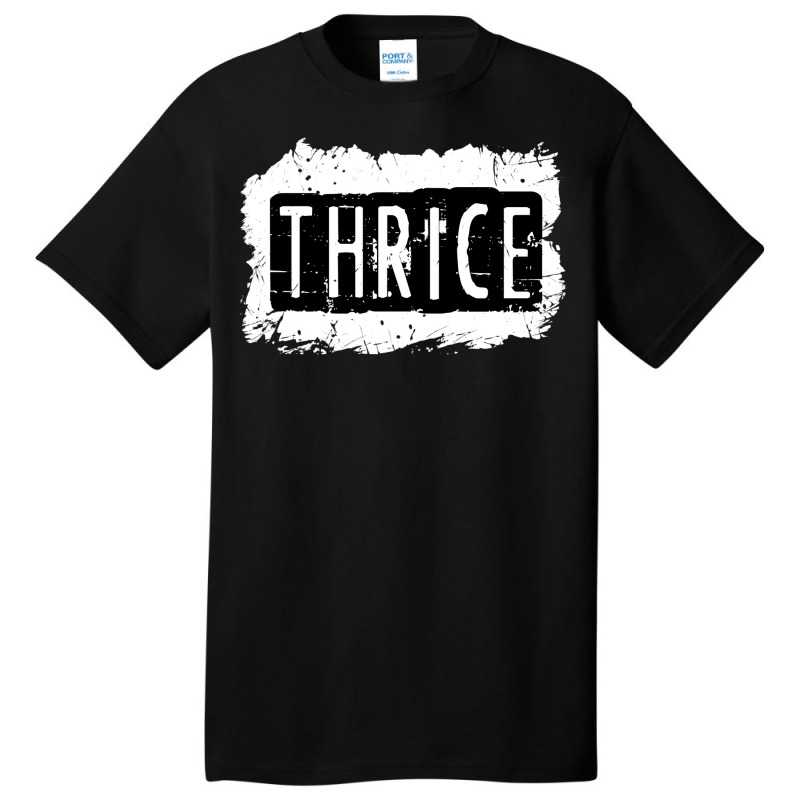 Thrice Basic T-shirt by dapoteequeen0 | Artistshot