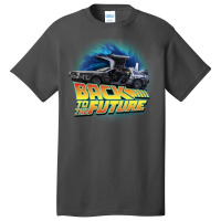 Back To The Future Movie. Delorean In Time Basic T-shirt | Artistshot