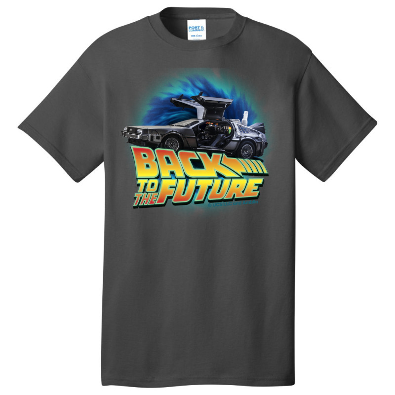 Back To The Future Movie. Delorean In Time Basic T-shirt by salayobatrazf | Artistshot