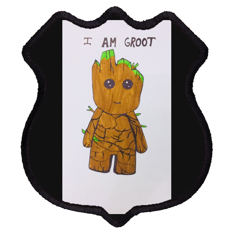 Groot Add Your Name Shield Patch | Artistshot