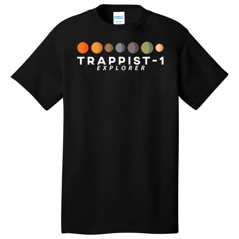 Limited Edition 7 New Planets Trappist 1 Explorer Astrology Science Basic T-shirt by michaelyounger19 | Artistshot