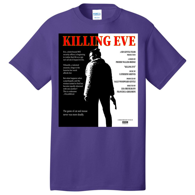 Killing Eve Movie Poster Basic T-shirt by jepaceylqnb | Artistshot