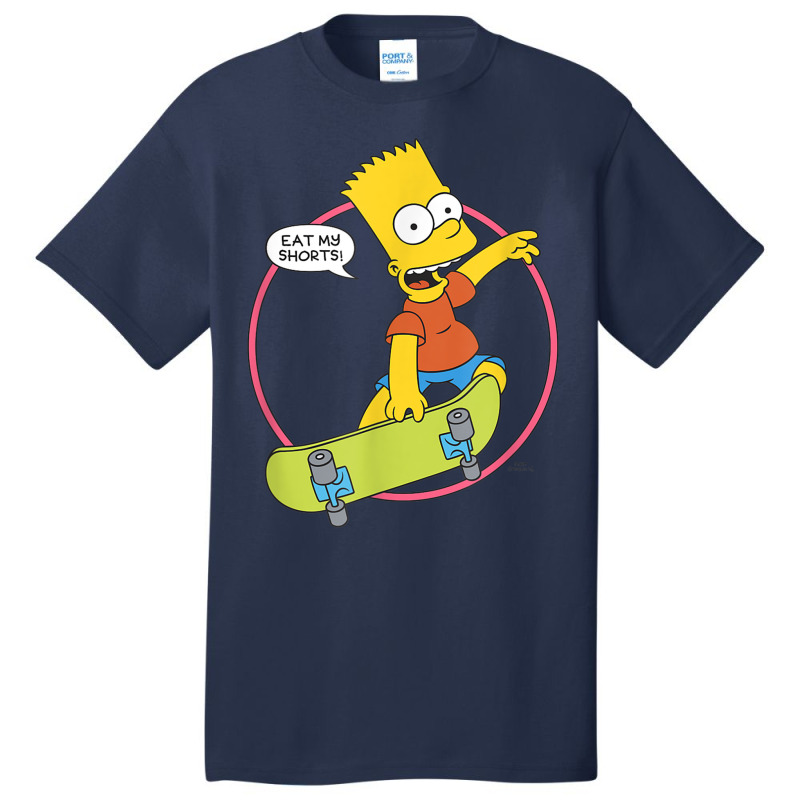 The Simpsons Bart Simpson Eat My Shorts T Shirt Basic T-shirt by mauthe | Artistshot