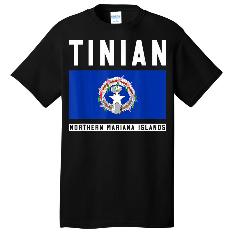 Tinian Souvenir Northern Mariana Islands Flag Basic T-shirt | Artistshot