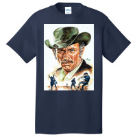 Lee Van Cleef Painting Portrait Basic T-shirt | Artistshot