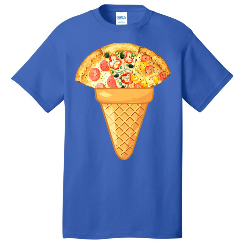 Pizza Ice Cream Fast Food And Ice Cream Collection Basic T-shirt | Artistshot