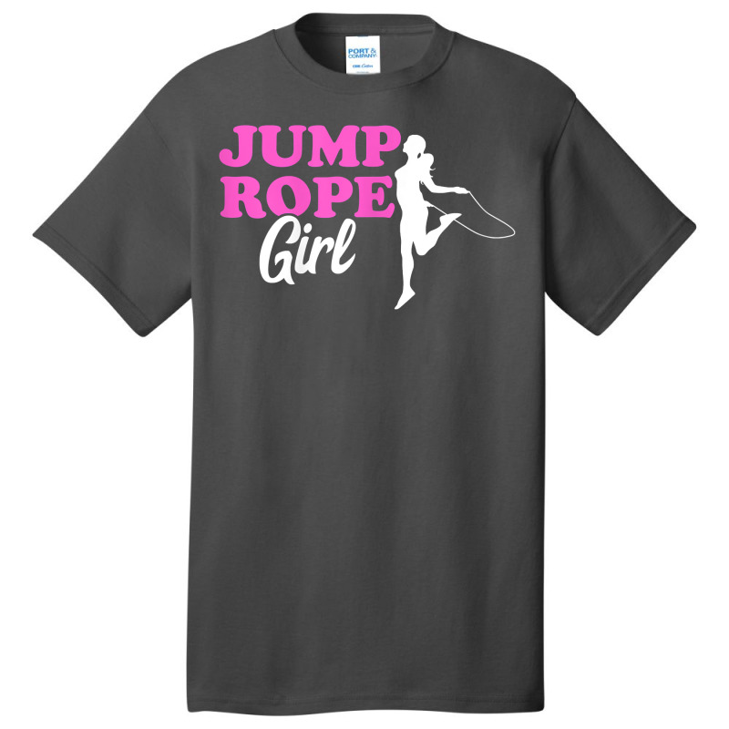 Jump Rope Girl Skipping Rope Rope Jumping Woman Gym Workout T Shirt Basic T-shirt | Artistshot