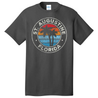 Hot Trend St. Augustine Florida Fl Vintage Retro 70s Basic T-shirt | Artistshot