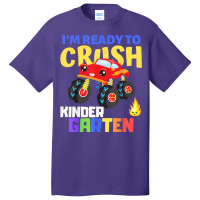 Kindergarten Monster Truck Back To School Class Boys Gift Basic T-shirt | Artistshot