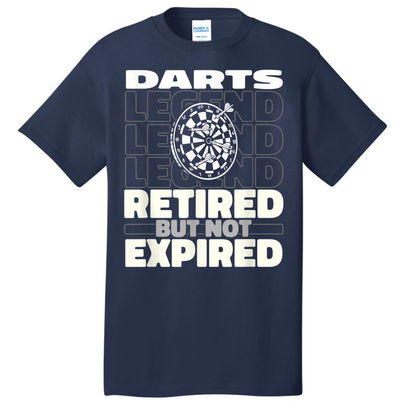 Darts Retired Dartboard   Arrow Darting T Shirt Basic T-shirt by araceliphexy | Artistshot