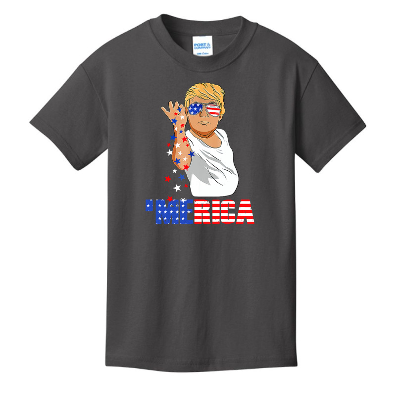 4th Of July Funny Merica Basic Youth T-shirt | Artistshot