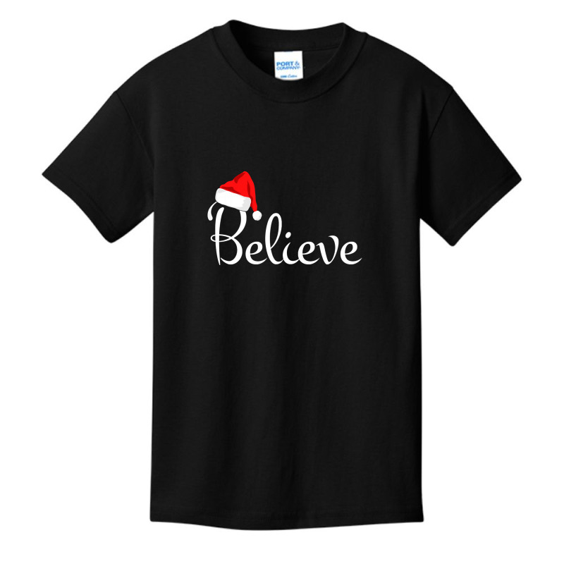 Believe Christmas Design Basic Youth T-shirt by jauntdemant049 | Artistshot