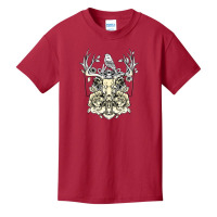 Deer And Bird Tattoo Design Basic Youth T-shirt | Artistshot