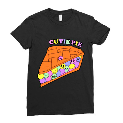 Cutie Pie Ladies Fitted T-shirt Designed By Kemrungsung
