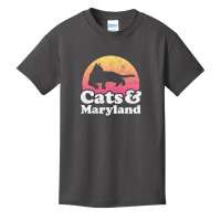 Cats And Maryland Gift For Men, Women, Kids Basic Youth T-shirt | Artistshot